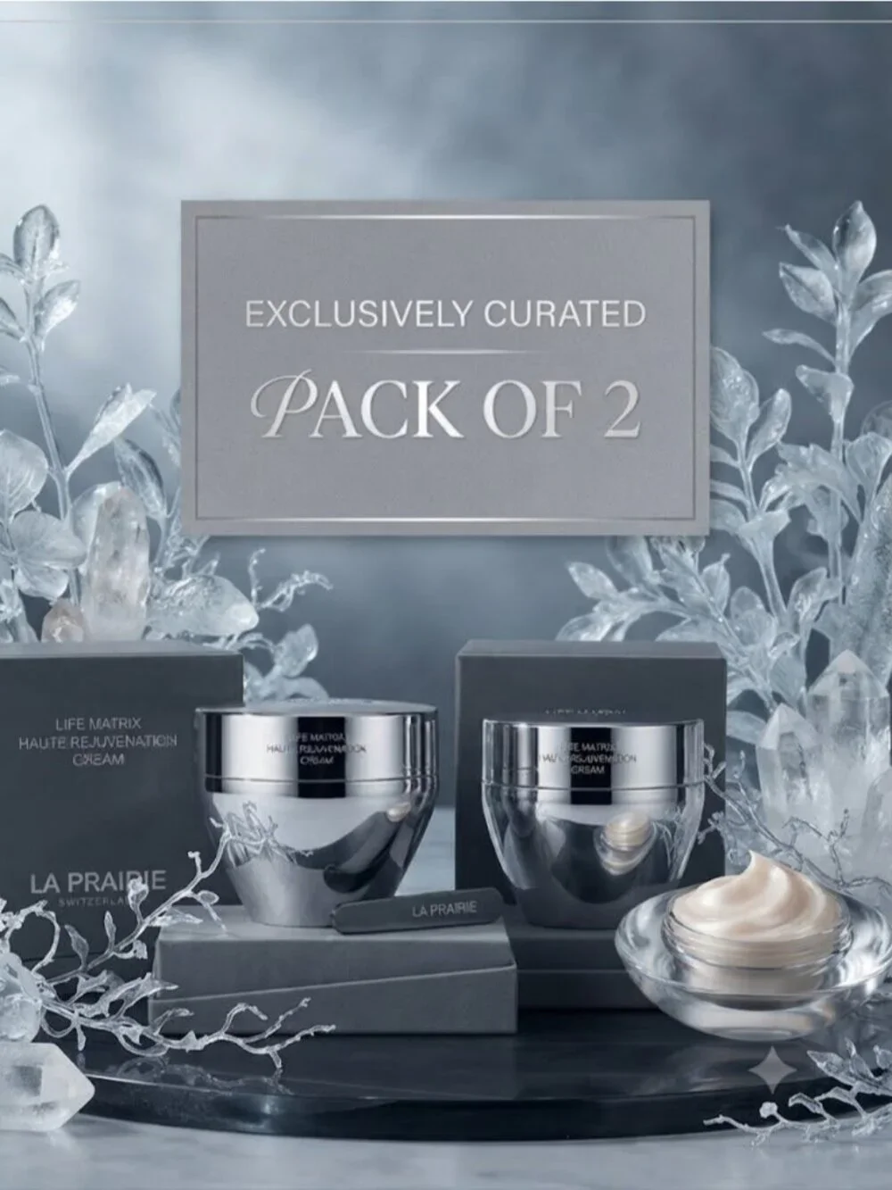Pack of 2 La Prairie Life Matrix Haute Rejuvenation Cream 50ml BRAND NEW SEALED